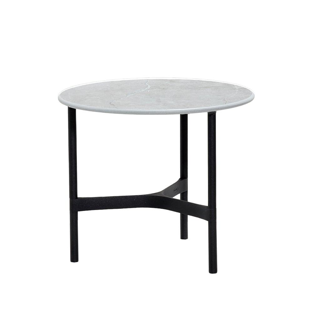 Twist sofabord Small Ø45 cm Fossil grey-lava grey