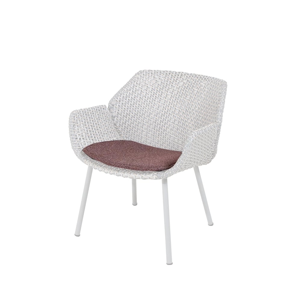 Cane-line Vibe loungestol pute Cane-Line wove dark bordeaux