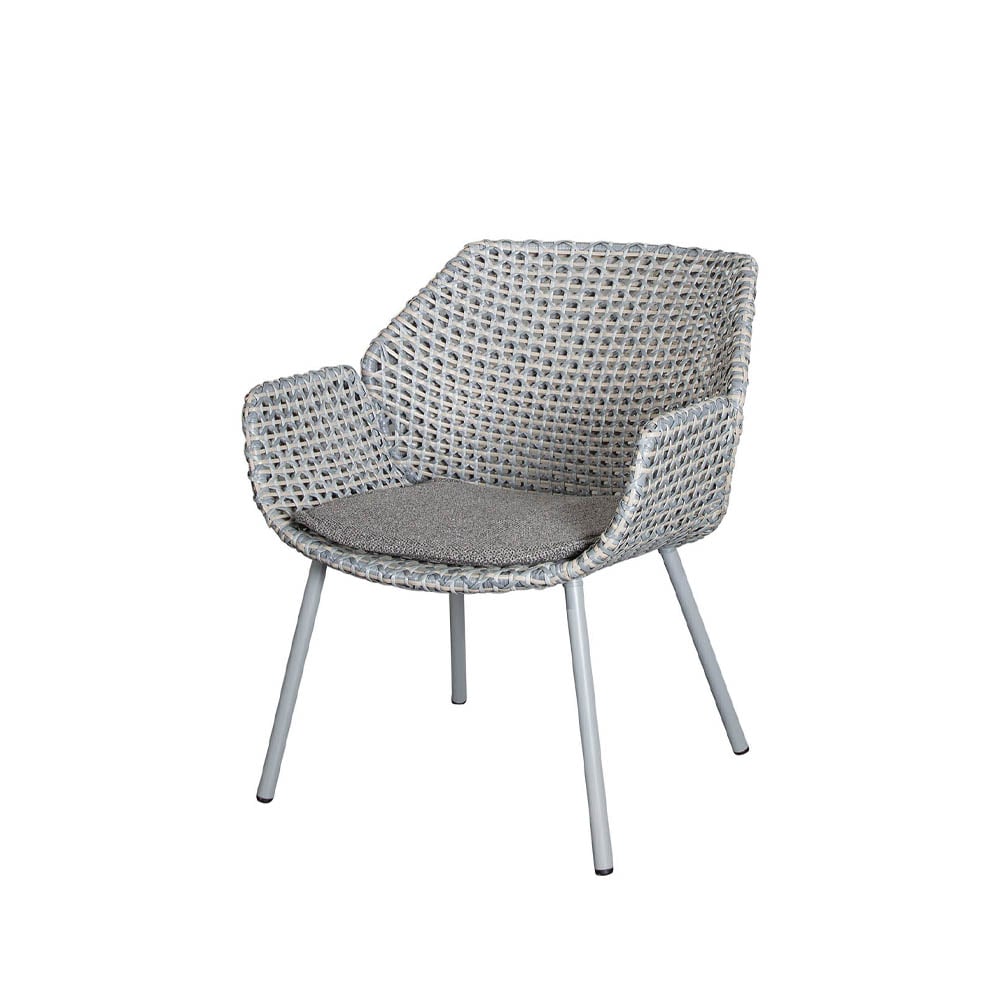 Cane-line Vibe loungestol pute Cane-Line wove dark grey