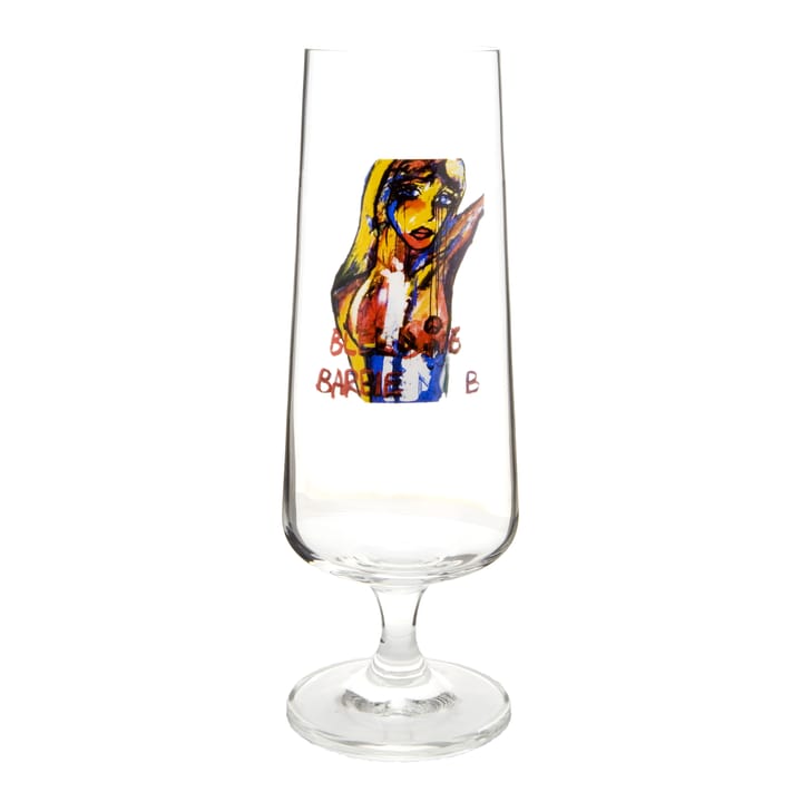Bleeding Barbie ølglass, 50 cl Carolina Gynning