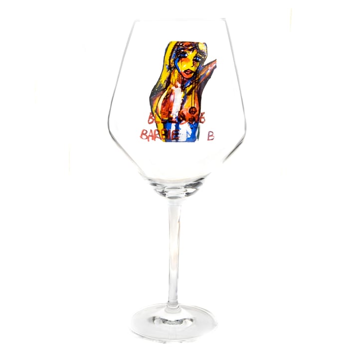 Bleeding Barbie vinglass, 75 cl Carolina Gynning