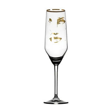 Gold Edition Piece of Me champagneglass - 30 cl  - Carolina Gynning