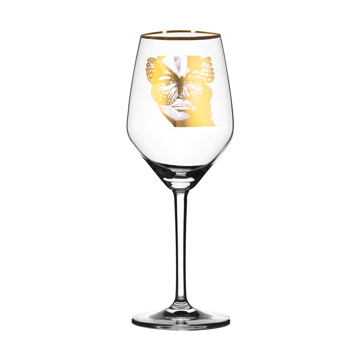 Carolina Gynning Golden Butterfly rosévinsglass 40 cl Gold