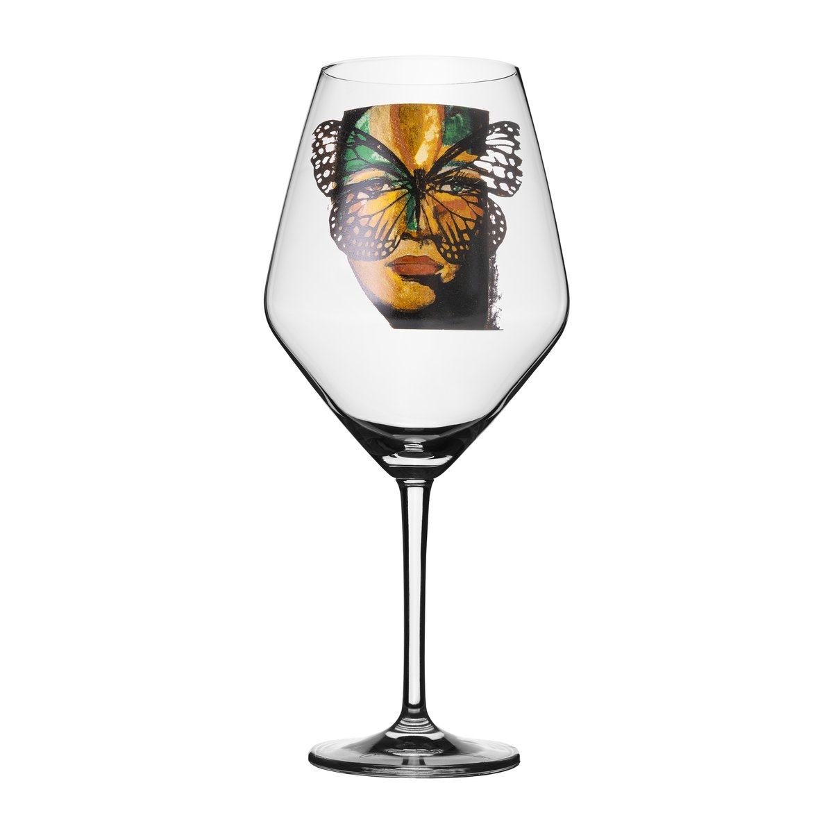 Carolina Gynning Golden Butterfly vinglass 75 cl Clear