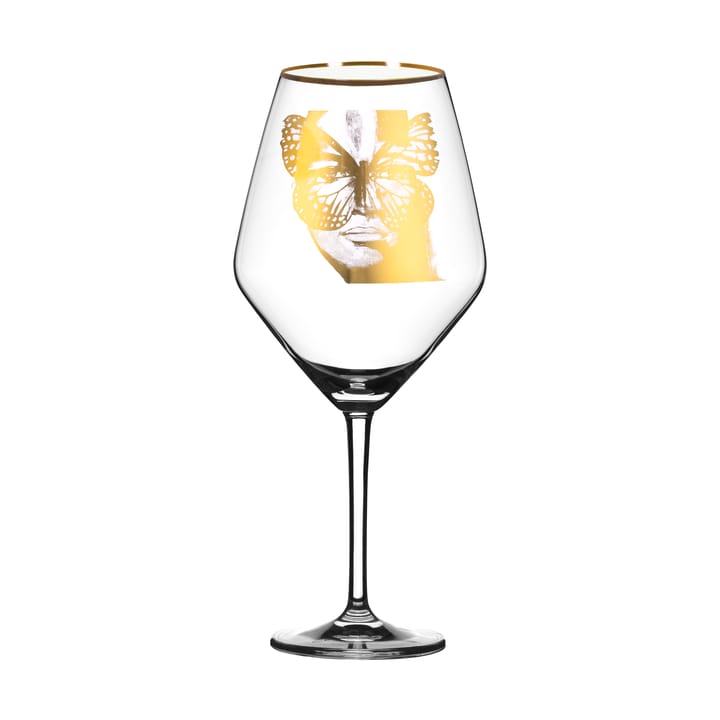Golden Butterfly vinglass 75 cl, Gold Carolina Gynning