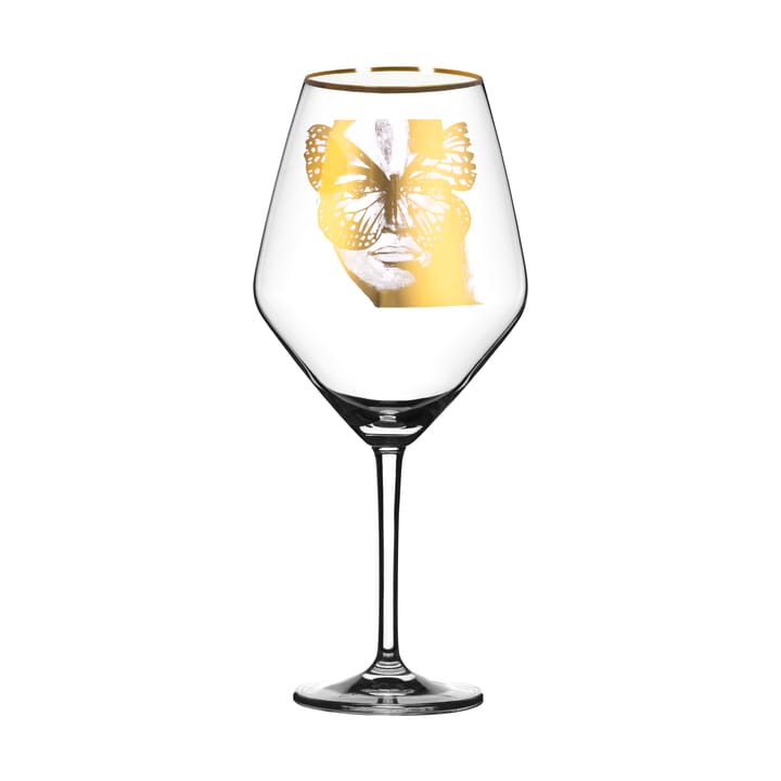 Golden Butterfly vinglass 75 cl - Gold - Carolina Gynning