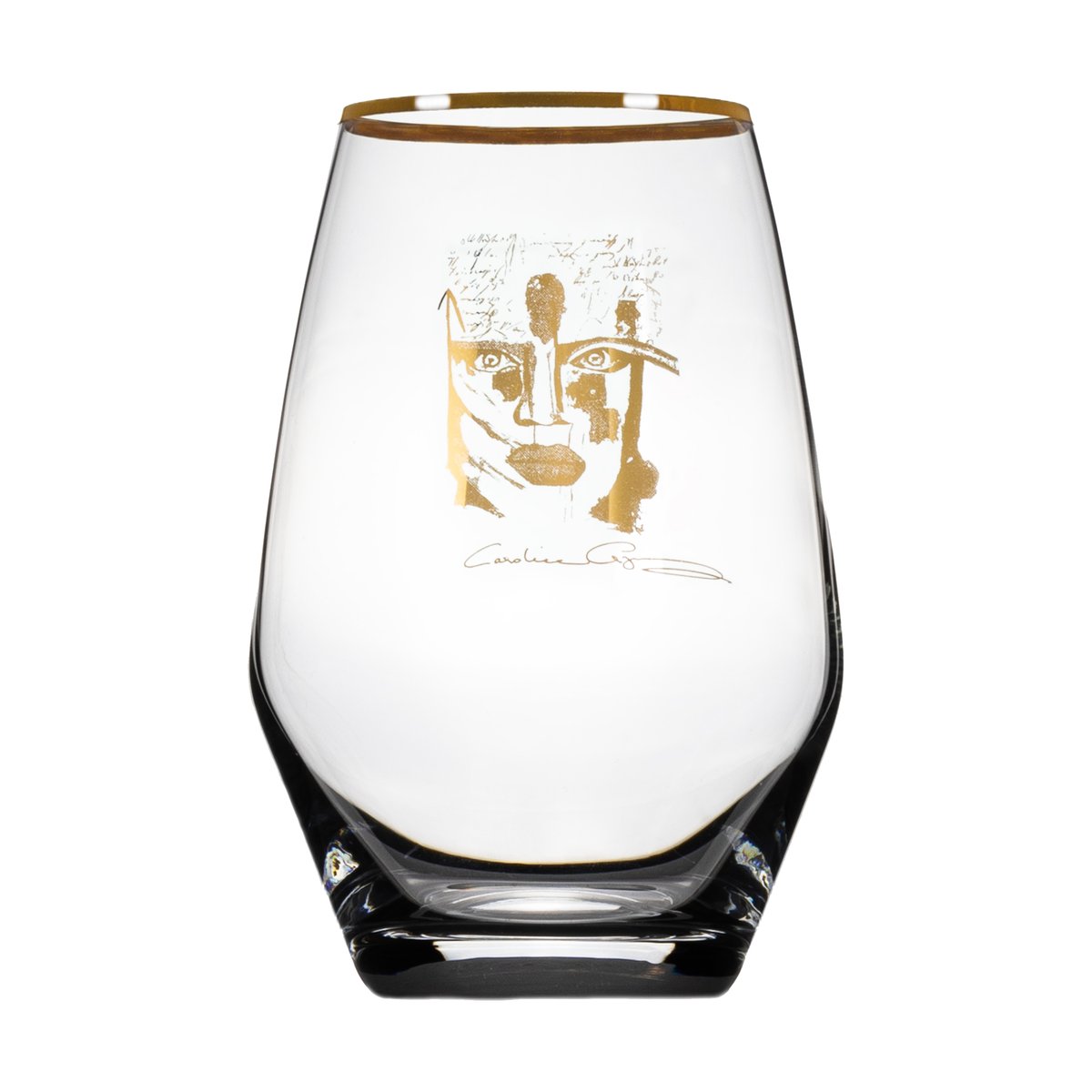 Carolina Gynning Golden Dream drikkeglass 35 cl | Skandinavisk Design | Vannglass | Gullfarge