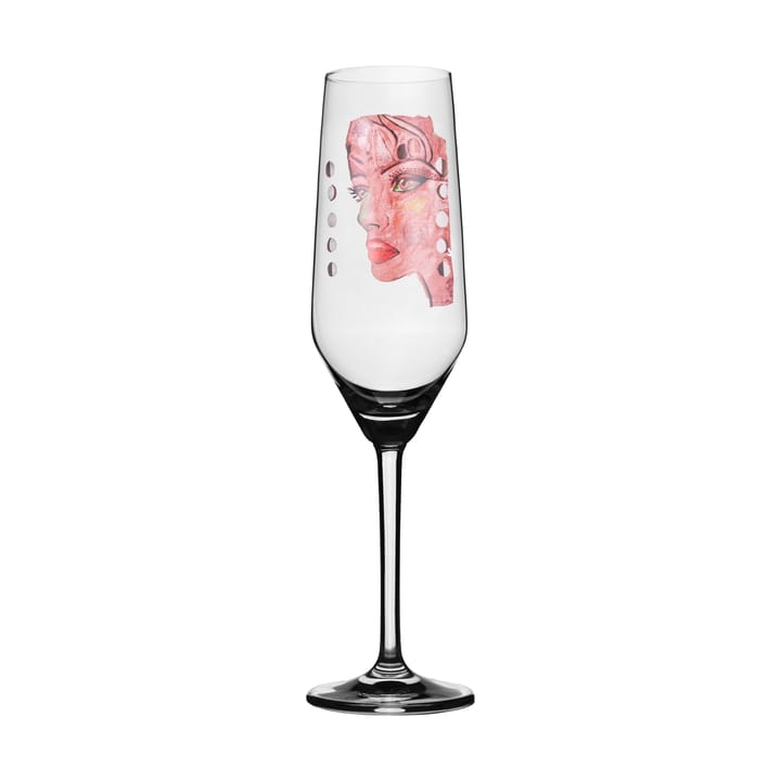 Moonlight Dronning champagneglass 30 cl - Pink - Carolina Gynning