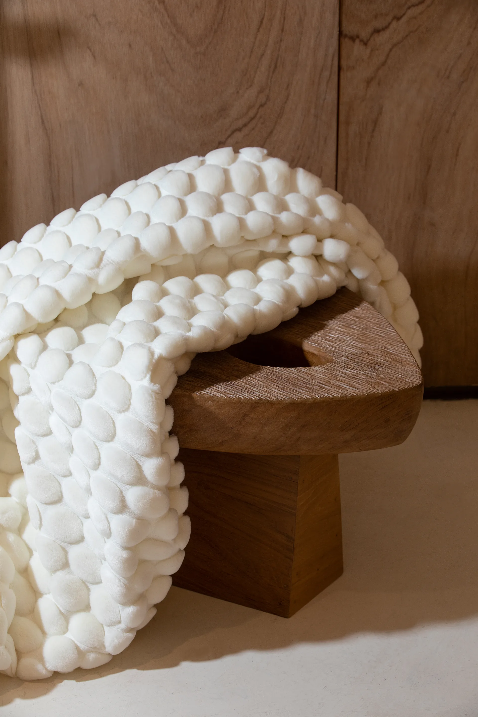 Egg Collection pledd 170x130 cm, Hvit Ceannis