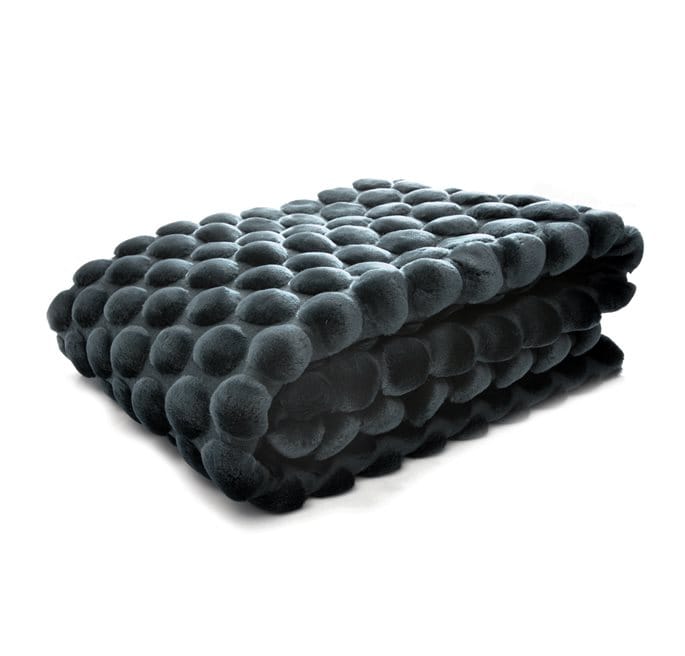 Egg Collection pledd 170x130 cm - Petrol - Ceannis