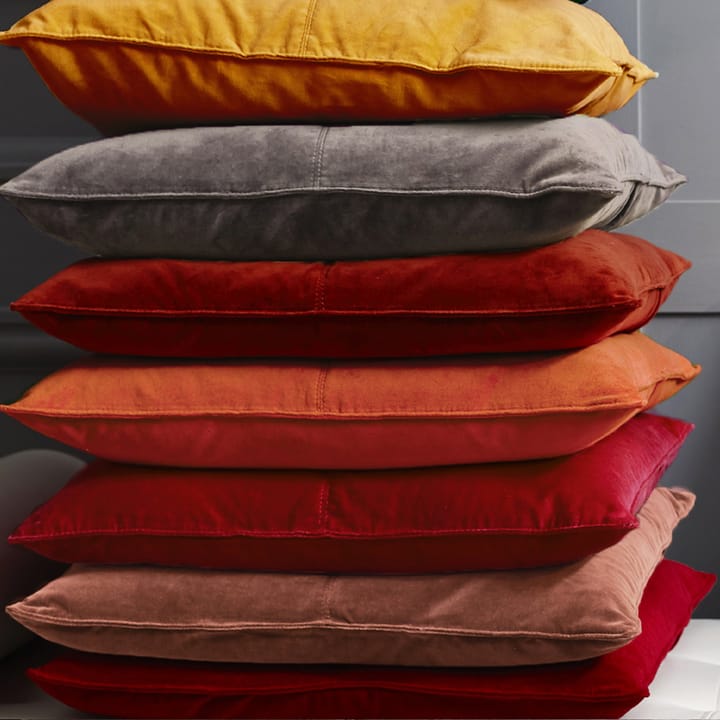 Velvet Collection putetrekk 50x50 cm, Cognac Ceannis