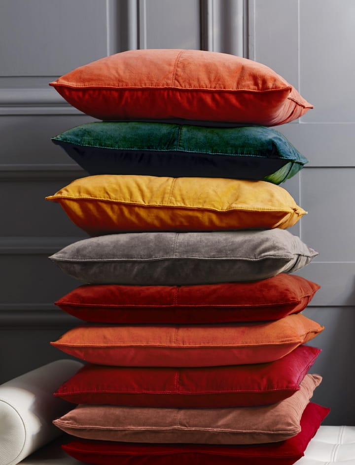 Velvet Collection putetrekk 50x50 cm, Grå Ceannis