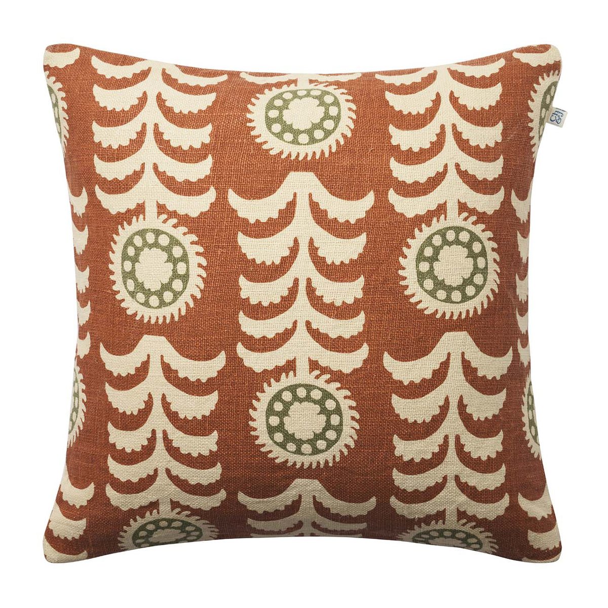 Bilde av Chhatwal & Jonsson Alok putetrekk 50 x 50 cm Terracotta-cactus green