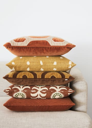 Alok putetrekk 50 x 50 cm - Terracotta-cactus green - Chhatwal & Jonsson