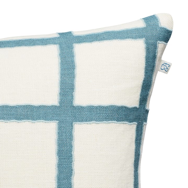 Amar putetrekk 50x50 cm, White-blue-aqua Chhatwal & Jonsson