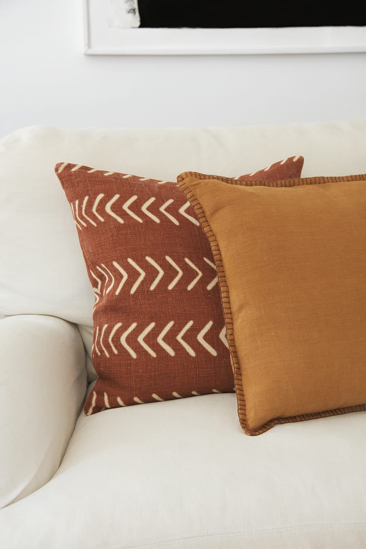 Arun putetrekk 50 x 50 cm, Masala yellow-taupe Chhatwal & Jonsson
