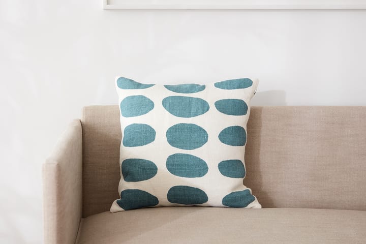 Assim putetrekk 50 x 50 cm, Off white-heaven blue Chhatwal & Jonsson