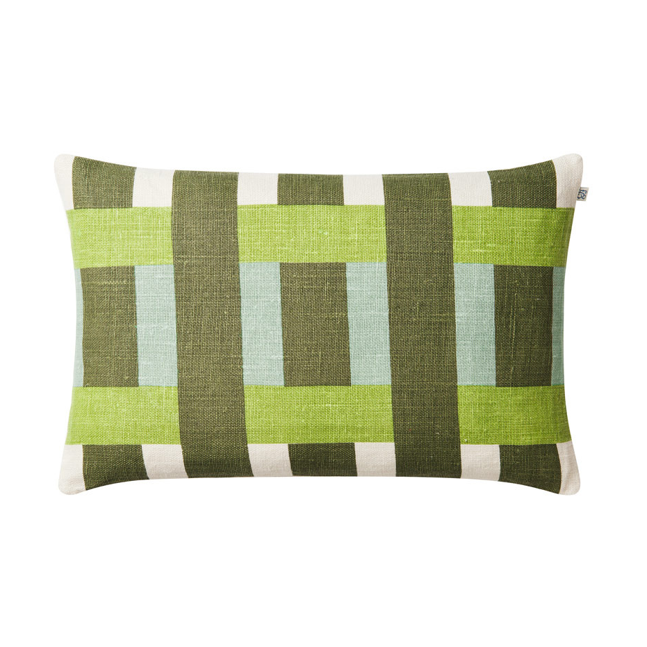 Bilde av Chhatwal & Jonsson Benaras putetrekk 40x60 cm Cactus green-lime-aqua