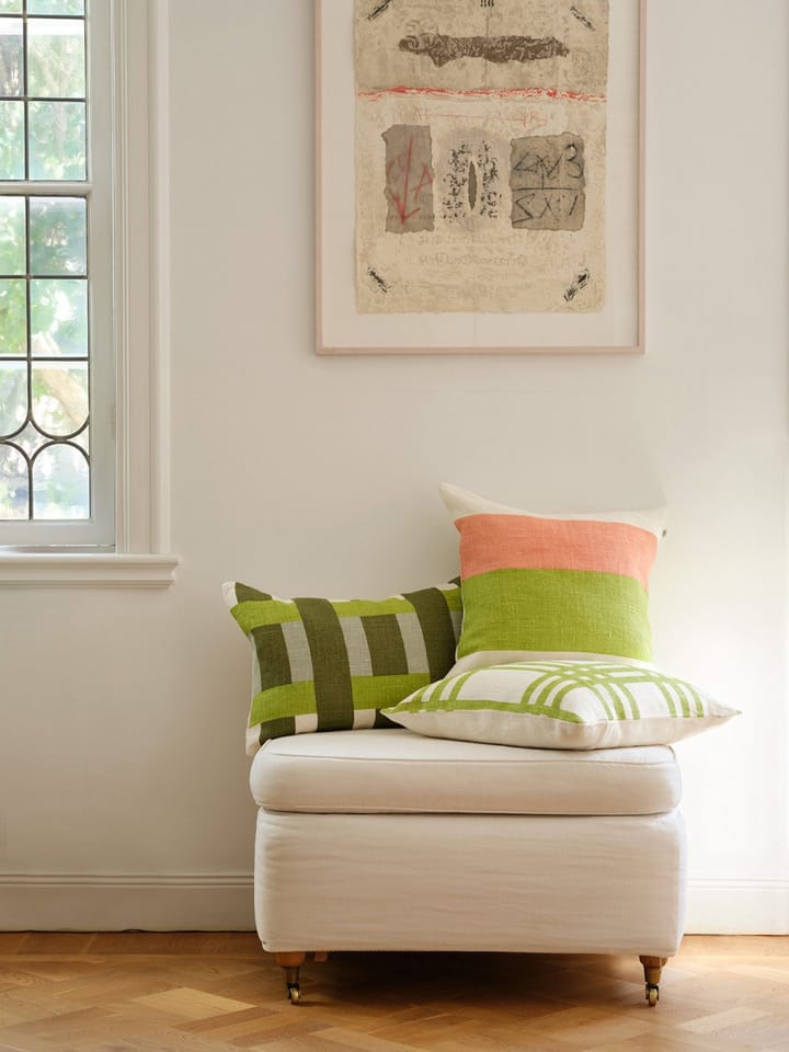 Benaras putetrekk 40x60 cm, Cactus green-lime-aqua Chhatwal & Jonsson