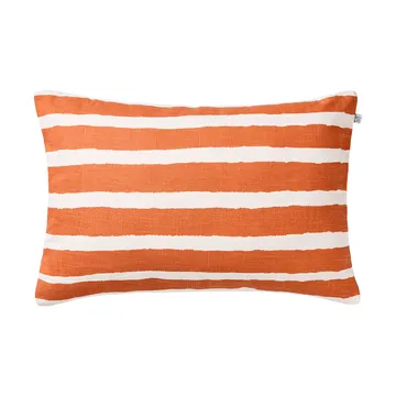 Block Stripe utendørspute 40x60 cm - Apricot orange-off white - Chhatwal & Jonsson