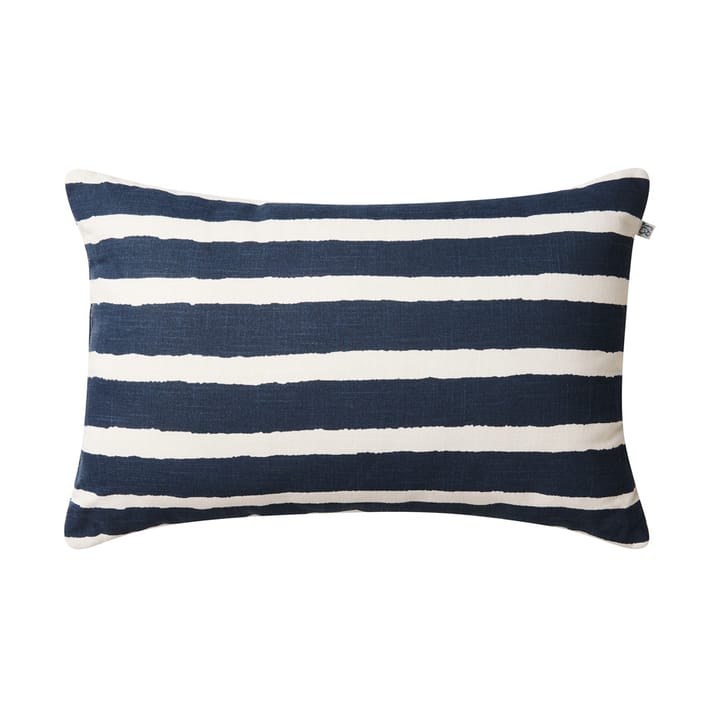 Block Stripe utendørspute 40x60 cm - Blue-off white - Chhatwal & Jonsson