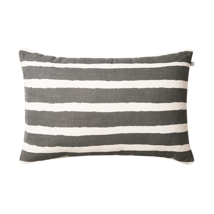 Block Stripe utendørspute 40x60 cm - Grey-off white - Chhatwal & Jonsson