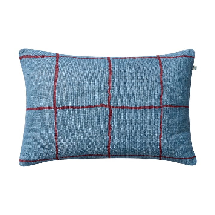 Chakra putetrekk 40x60 cm - Dusty blue-ruby - Chhatwal & Jonsson
