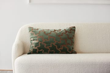 Chand putevar 40 x 60 cm  - Forest green-cognac - Chhatwal & Jonsson