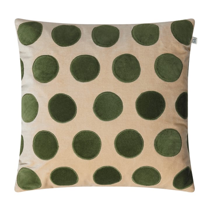 Circle putetrekk 50x50 cm - Beige-cactus green - Chhatwal & Jonsson