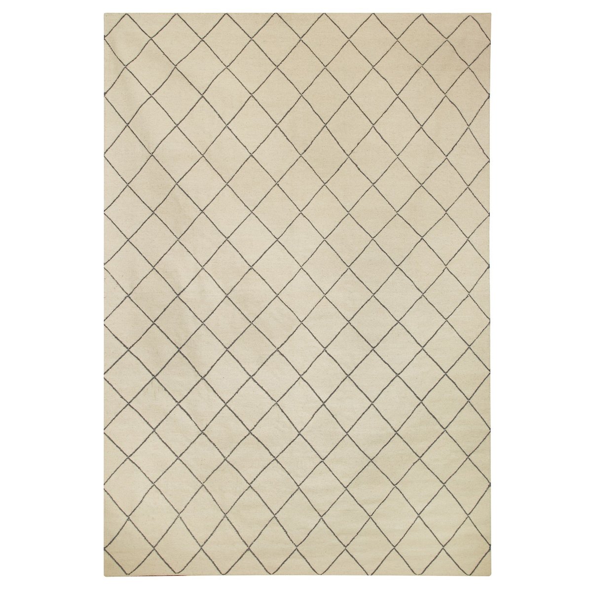 Diamond gulvteppe 184x280cm Off white-grey
