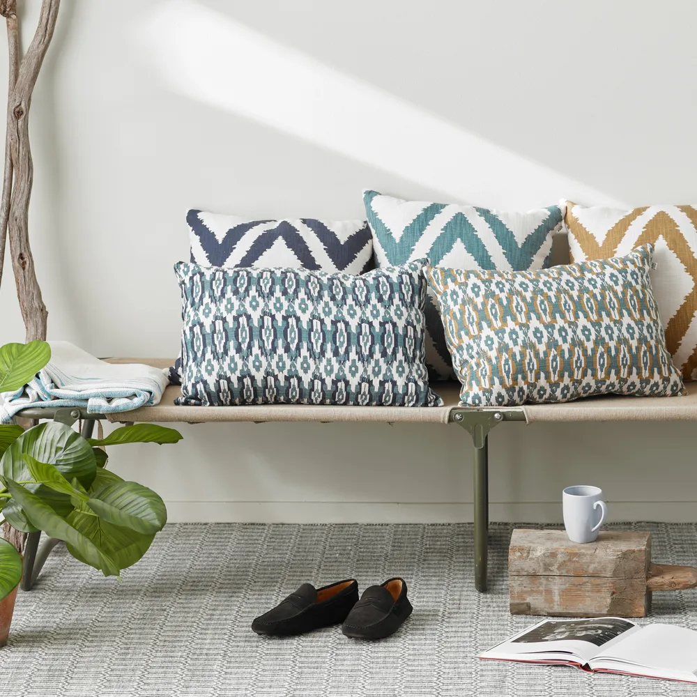 Diamond pute, grey/offwhite, 50 x 50 cm Chhatwal & Jonsson