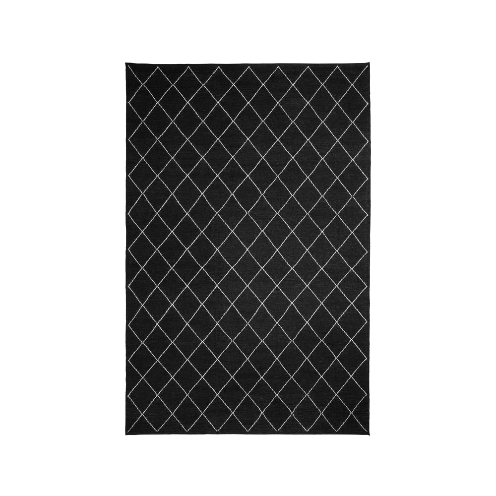 Bilde av Chhatwal & Jonsson Diamond teppe Dark grey/off-white 230 x 336 cm