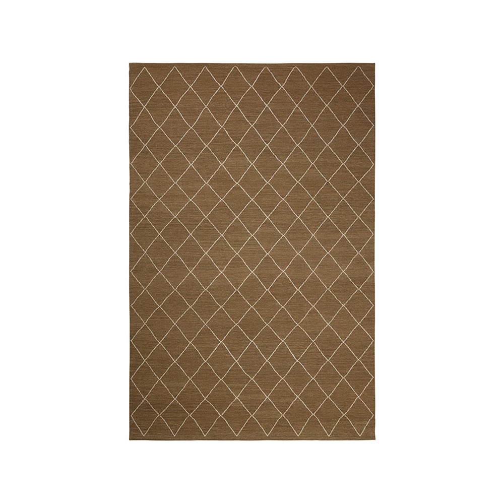 Bilde av Chhatwal & Jonsson Diamond teppe Mocha/off-white 230 x 336 cm