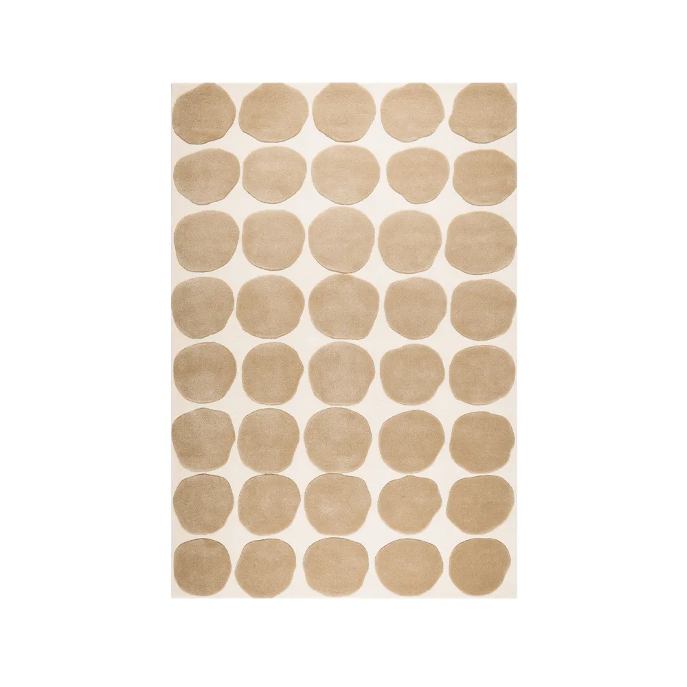 Dots teppe, light khaki/light beige, 180 x 270 cm Chhatwal & Jonsson
