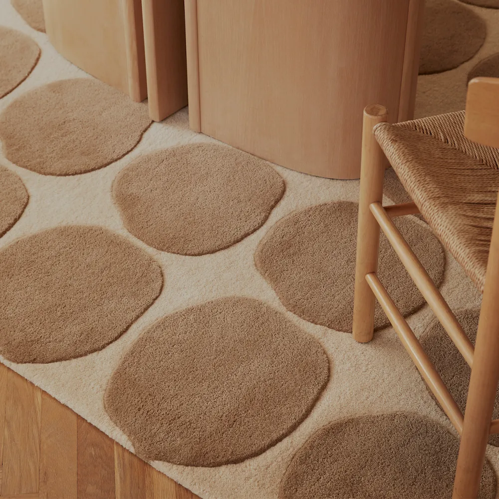 Dots teppe, light khaki/light beige, 230 x 320 cm Chhatwal & Jonsson