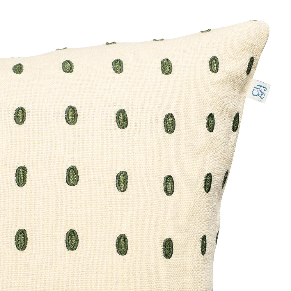 Drop putetrekk 40x60 cm, Beige-green-green Chhatwal & Jonsson