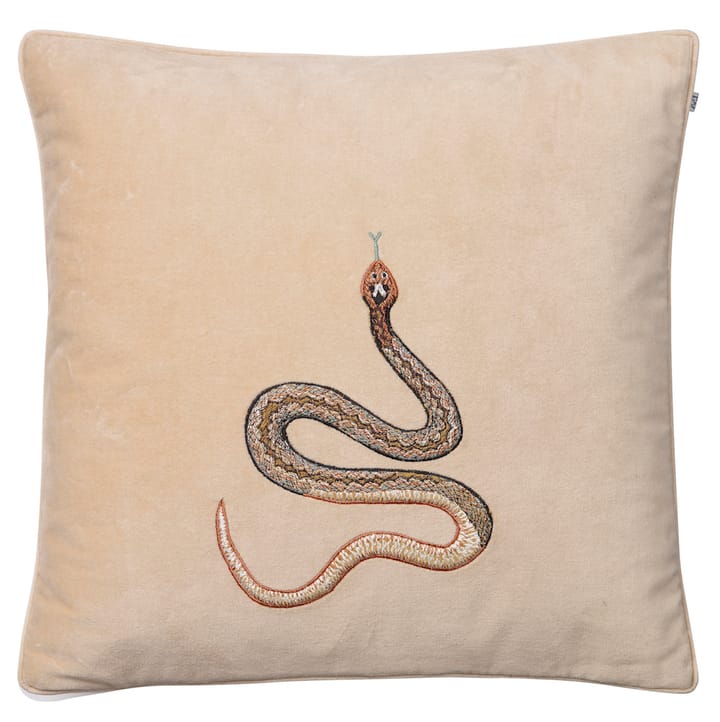 Embroidered Cobra putevar 50x50 cm - Beige - Chhatwal & Jonsson
