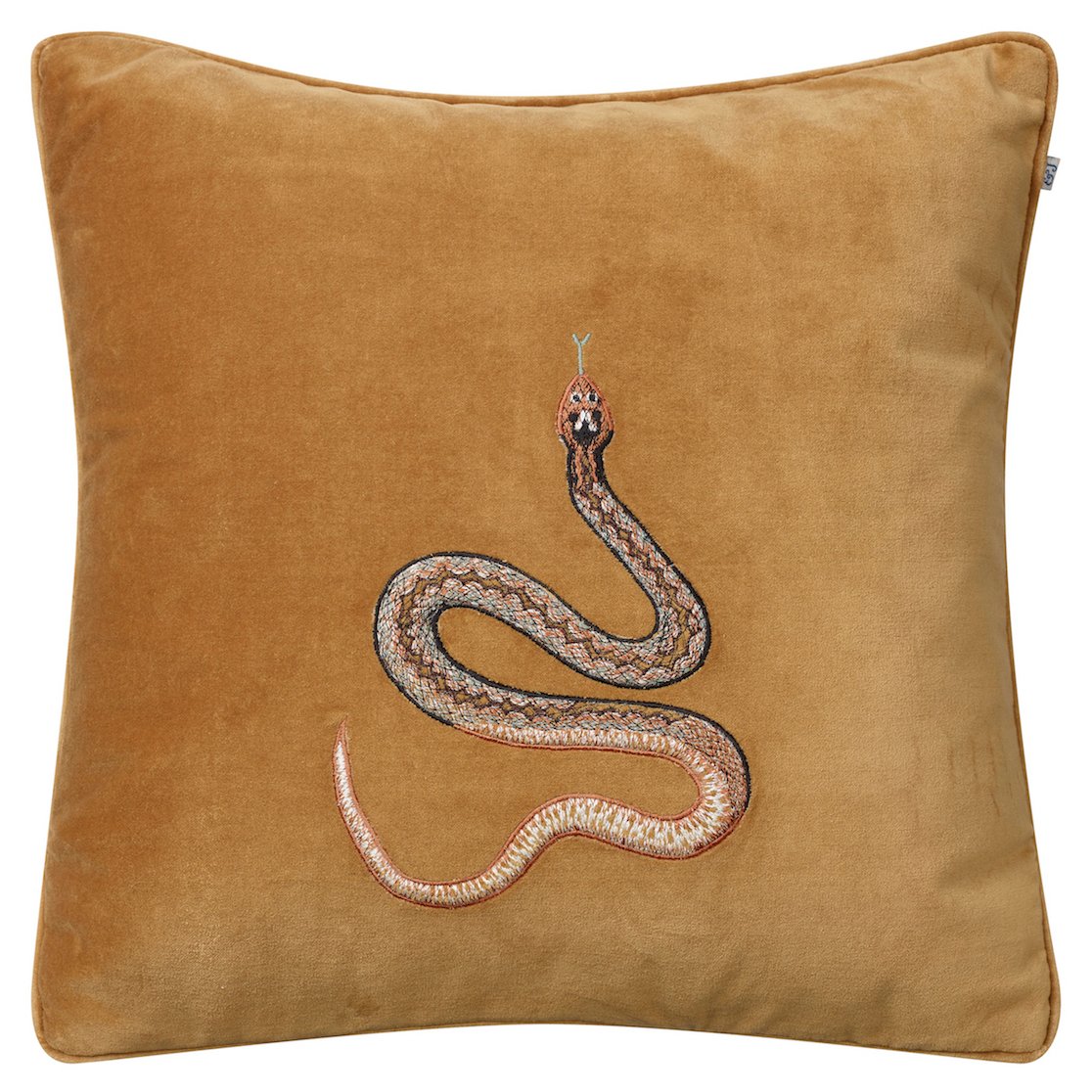 Bilde av Chhatwal & Jonsson Embroidered Cobra putevar 50x50 cm Masala yellow