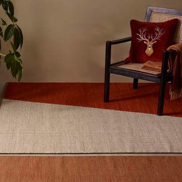 Embroidered Reindeer putetrekk 50 x 50 cm - Rust - Chhatwal & Jonsson