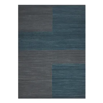 Ganga ullteppe 170x240 cm - Greyish blue-dark blue - Chhatwal & Jonsson