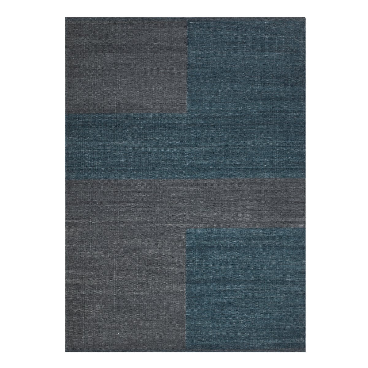 Bilde av Chhatwal & Jonsson Ganga ullteppe 170x240 cm Greyish blue-dark blue