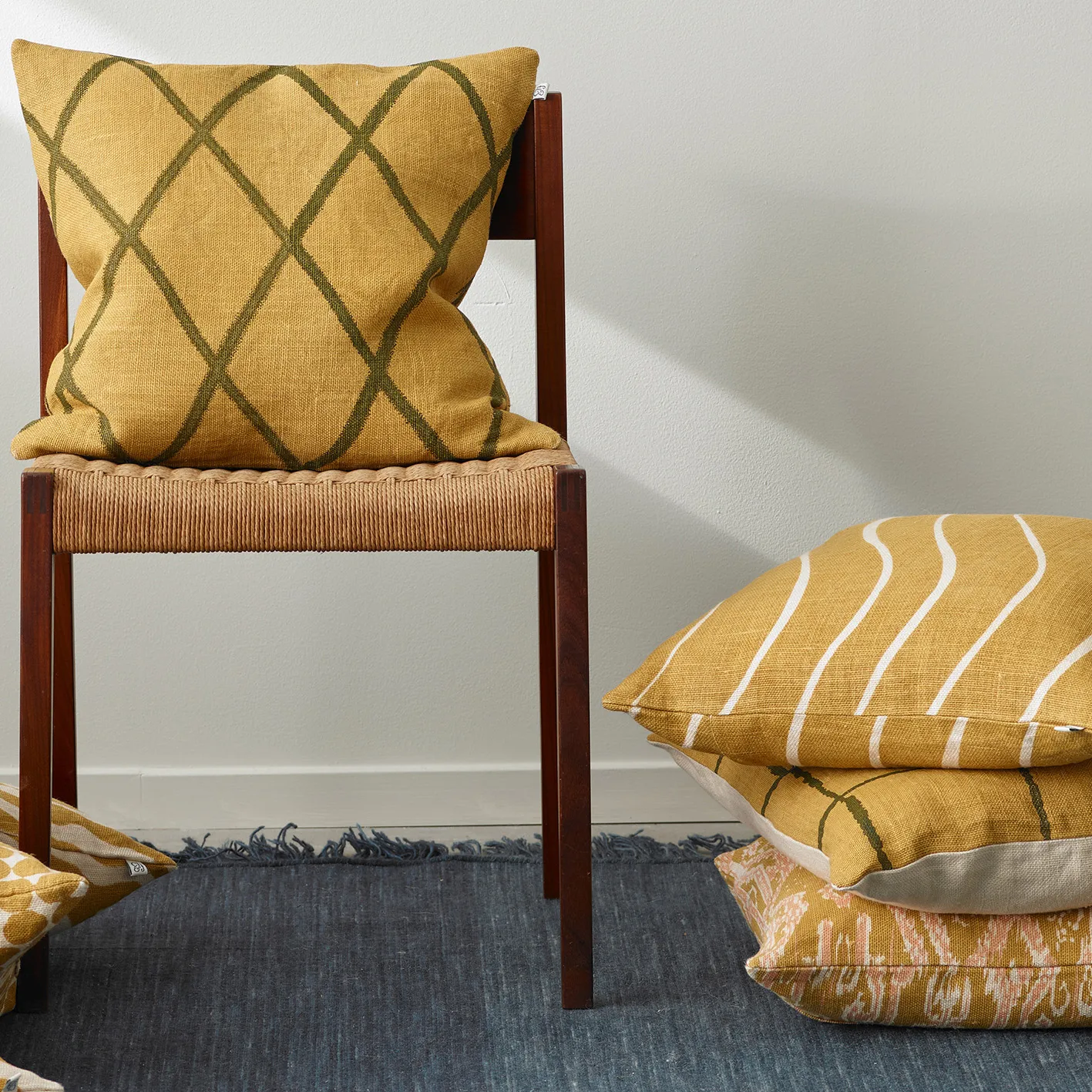 Gaya putetrekk 50x50 cm, Spicy yellow Chhatwal & Jonsson