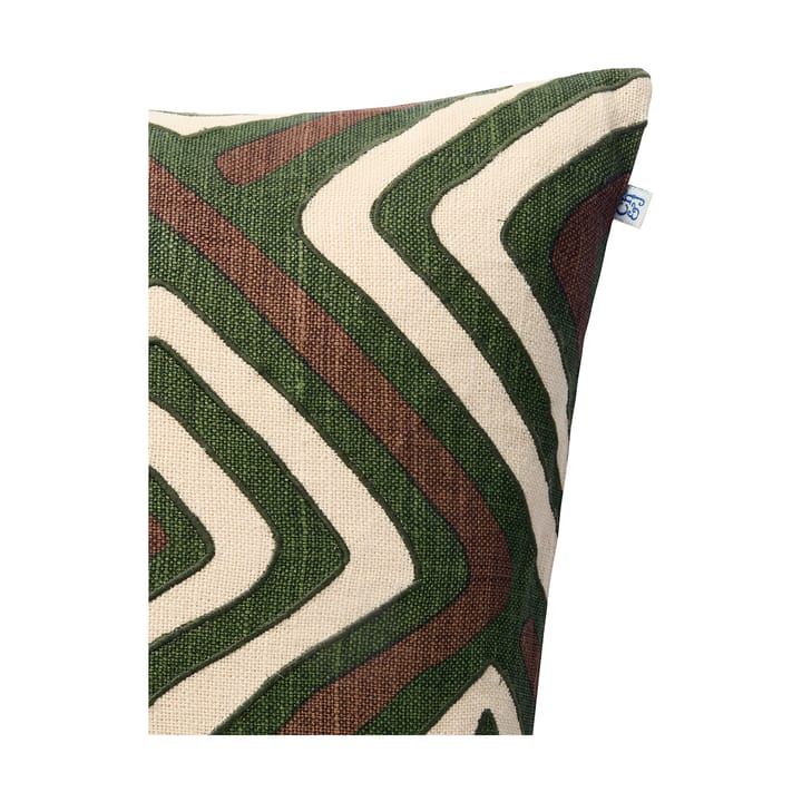 Gujarat putetrekk 50 x 50 cm, Taupe-Cactus Greeen Chhatwal & Jonsson