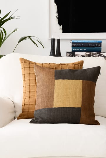 Halo putetrekk 50 x 50 cm - Dark Brown-Taupe-Khaki - Chhatwal & Jonsson