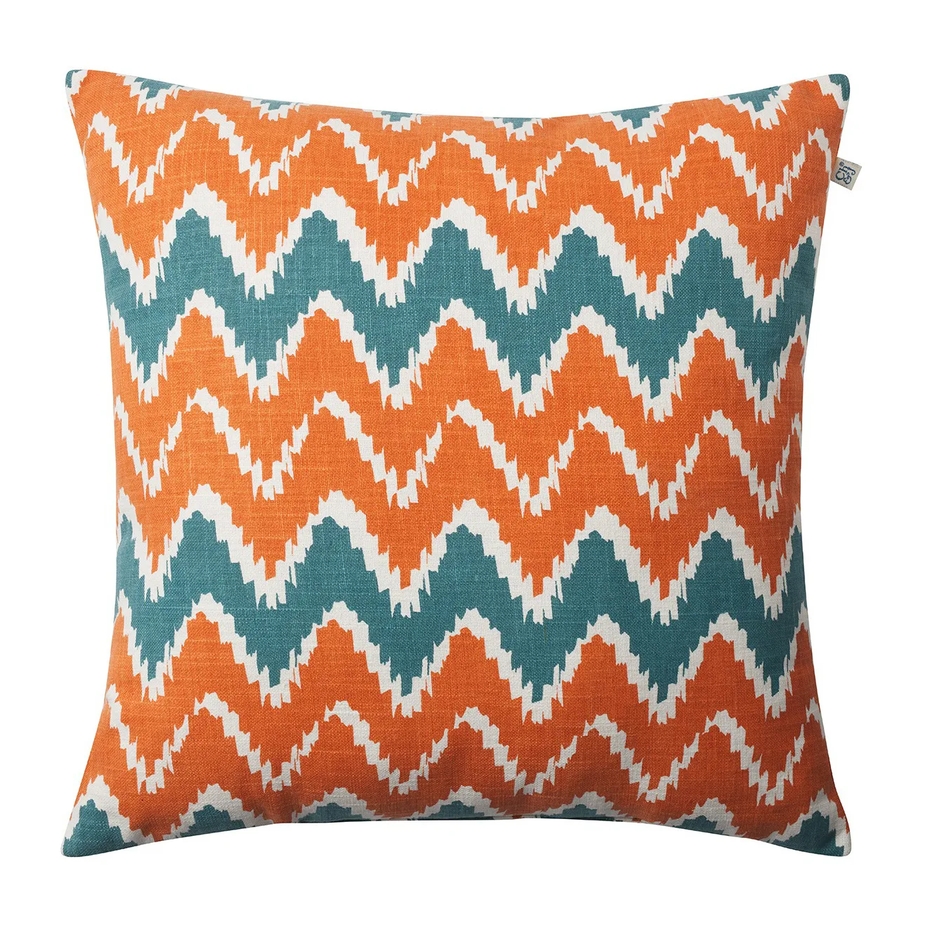 Ikat Bangalore utendørs pute 50 x 50 cm, Apricot orange-heaven blue Chhatwal & Jonsson