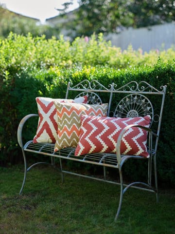 Ikat Bangalore utendørs pute 50 x 50 cm - Beige-apricot orange - Chhatwal & Jonsson