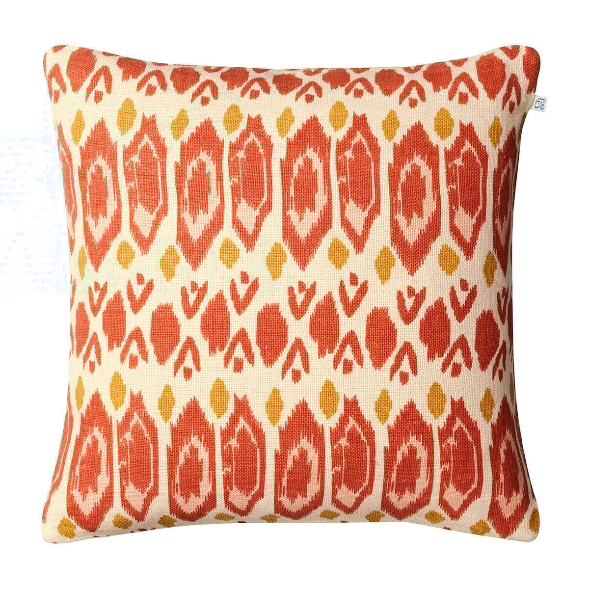 Bilde av Chhatwal & Jonsson Ikat Bombay putevar 50 x 50 cm Apricot orange-rose-yellow