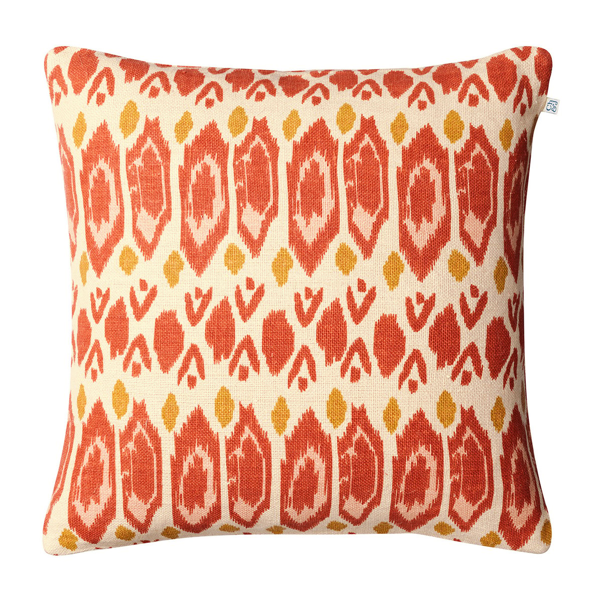 Bilde av Chhatwal & Jonsson Ikat Bombay putevar 50 x 50 cm Apricot orange-rose-yellow