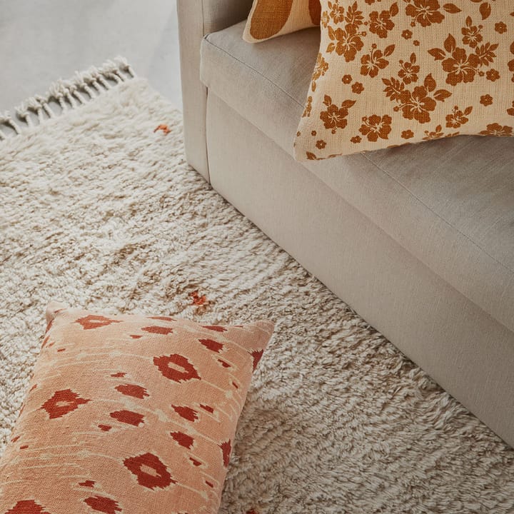 Ikat Goa pute, Light beige/rose/apricot-40 cm Chhatwal & Jonsson