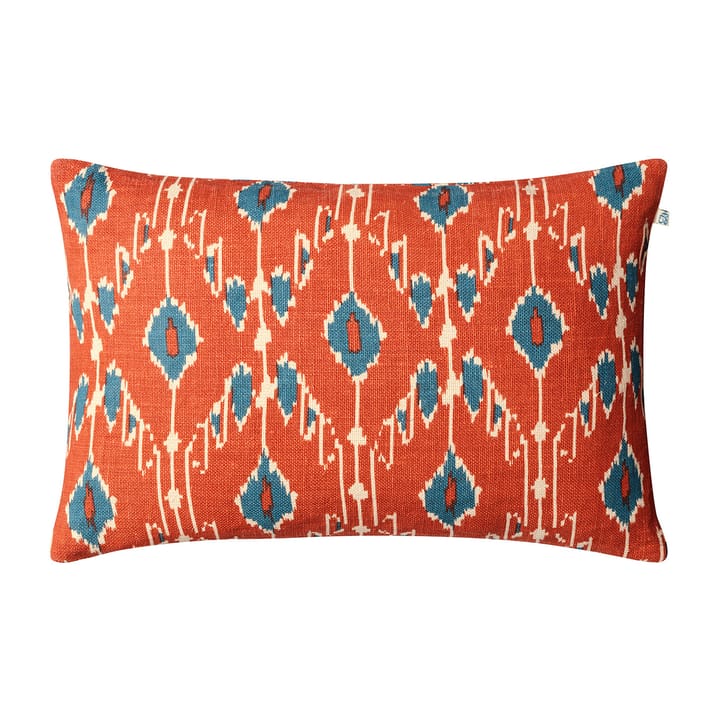 Ikat Goa putevar 60 x 40 cm - Apricot orange-heaven blue - Chhatwal & Jonsson